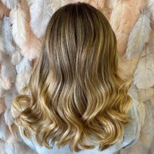 Long Blonde Balayage Essex
