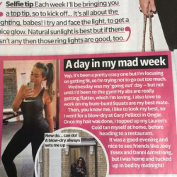 Lauren Goodger Now Magazine Article